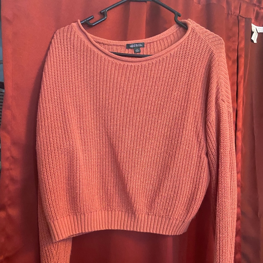 Coral sweater